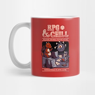 RPG & Chill - Red Mug